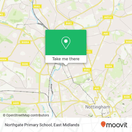 Northgate Primary School map