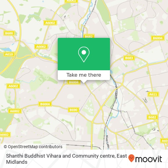 Shanthi Buddhist Vihara and Community centre map