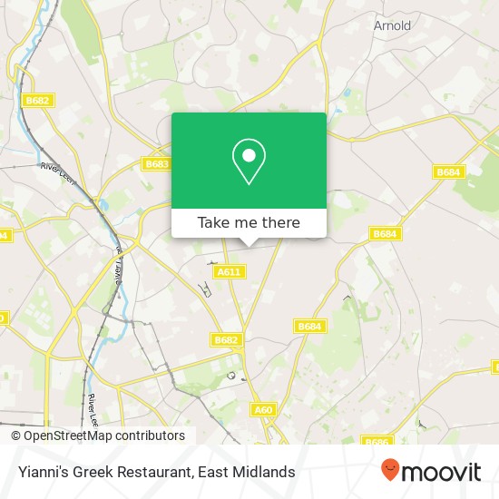 Yianni's Greek Restaurant map