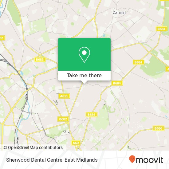 Sherwood Dental Centre map