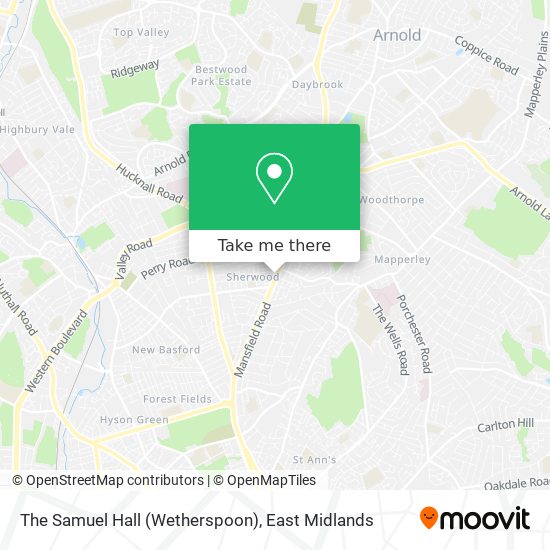 The Samuel Hall (Wetherspoon) map