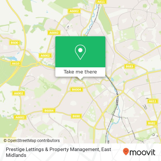 Prestige Lettings & Property Management map