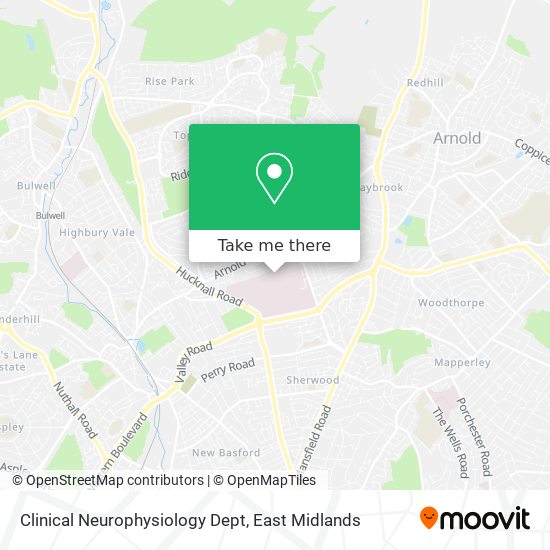 Clinical Neurophysiology Dept map