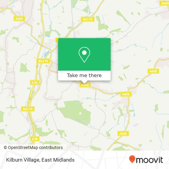 Kilburn Village map