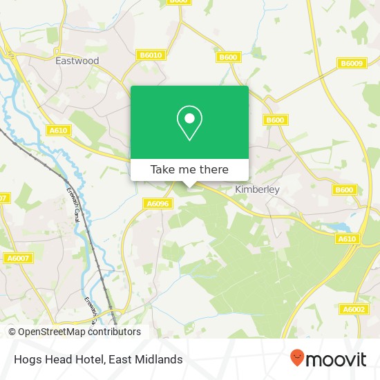 Hogs Head Hotel map
