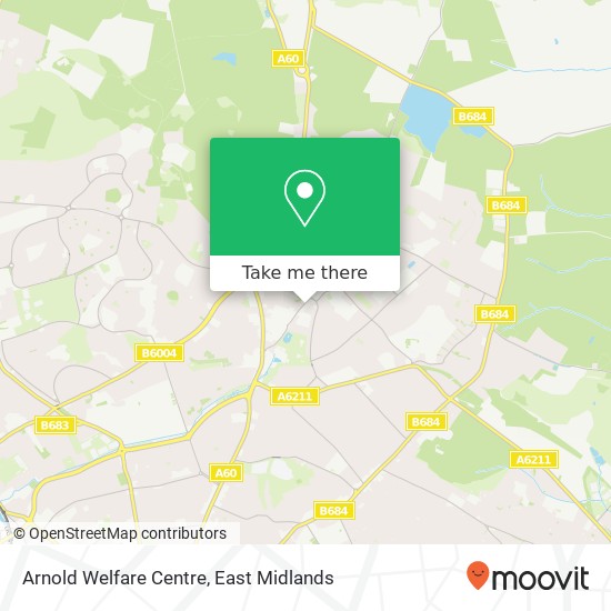 Arnold Welfare Centre map