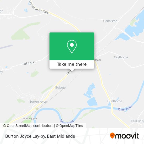 Burton Joyce Lay-by map