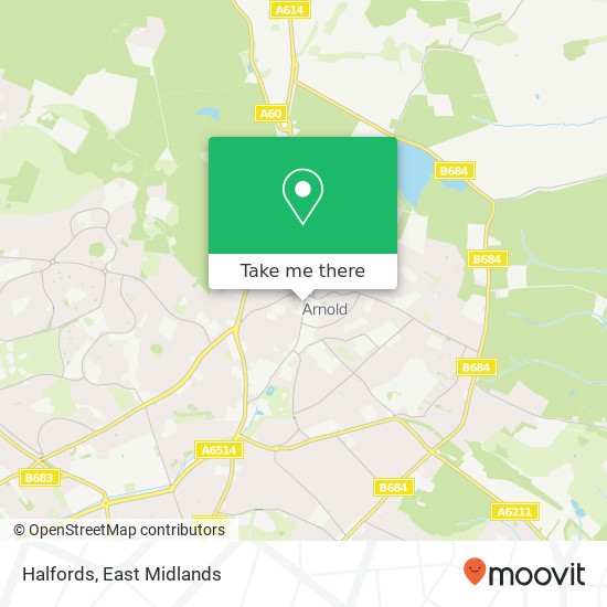 Halfords map