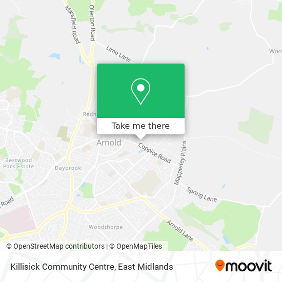 Killisick Community Centre map