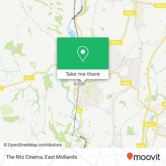 The Ritz Cinema map