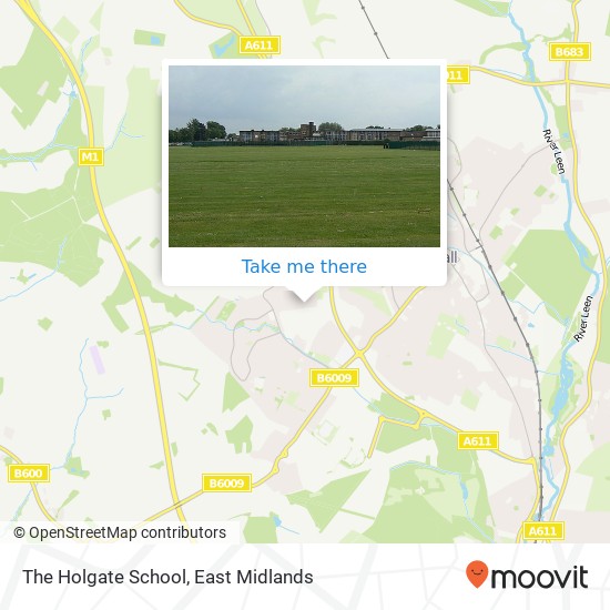 The Holgate School map