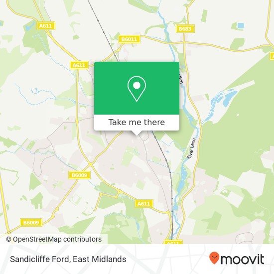 Sandicliffe Ford map