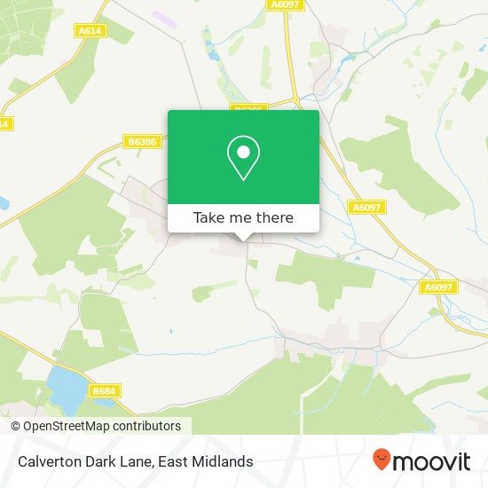 Calverton Dark Lane map