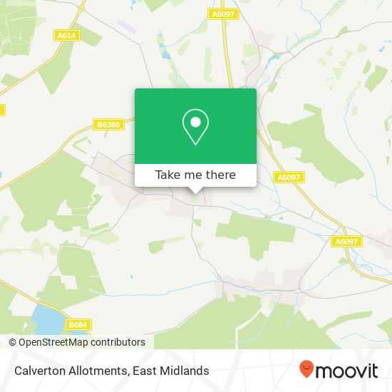 Calverton Allotments map