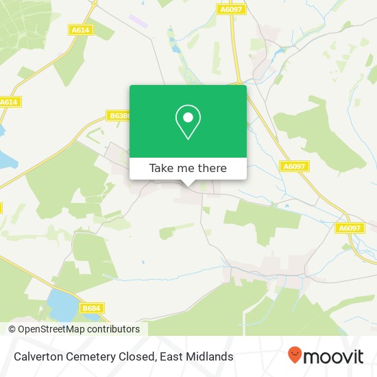 Calverton Cemetery Closed map