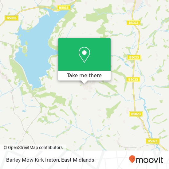 Barley Mow Kirk Ireton map