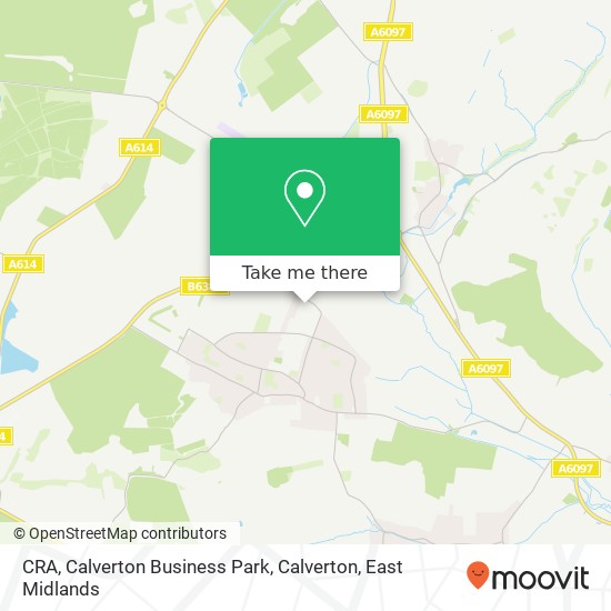 CRA, Calverton Business Park, Calverton map