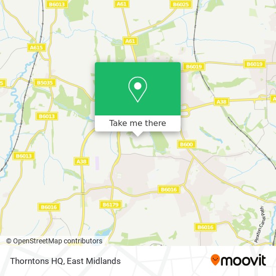 Thorntons HQ map