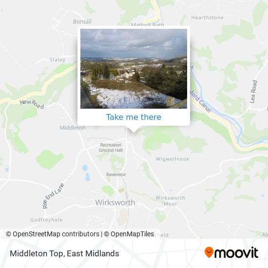 Middleton Top map
