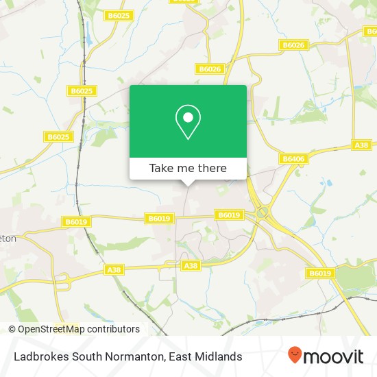 Ladbrokes South Normanton map