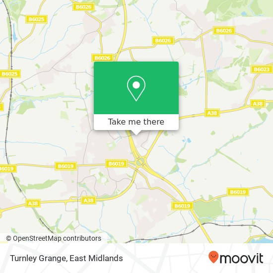 Turnley Grange map