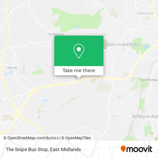 The Snipe Bus Stop map
