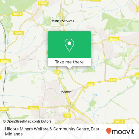 Hilcote Miners Welfare & Community Centre map