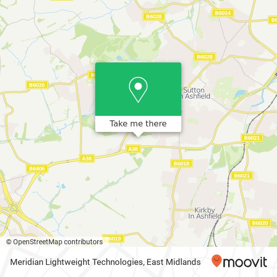 Meridian Lightweight Technologies map