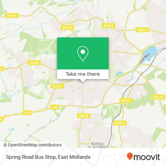 Spring Road Bus Stop map
