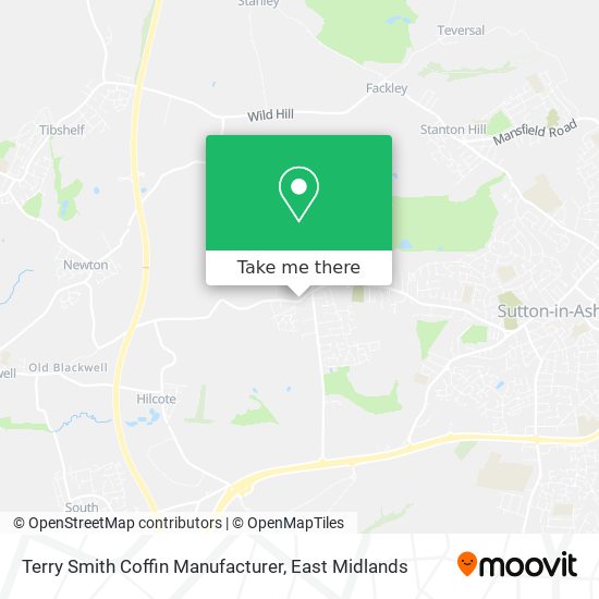Terry Smith Coffin Manufacturer map