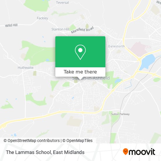 The Lammas School map