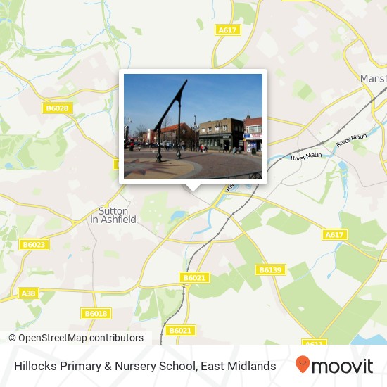 Hillocks Primary & Nursery School map