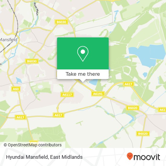 Hyundai Mansfield map
