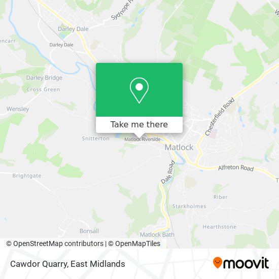 Cawdor Quarry map