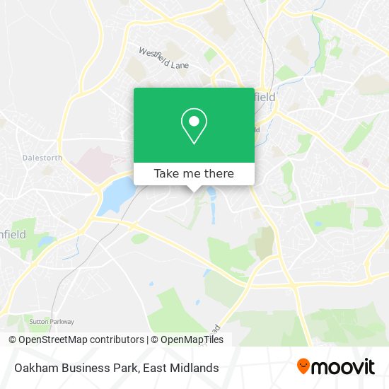 Oakham Business Park map