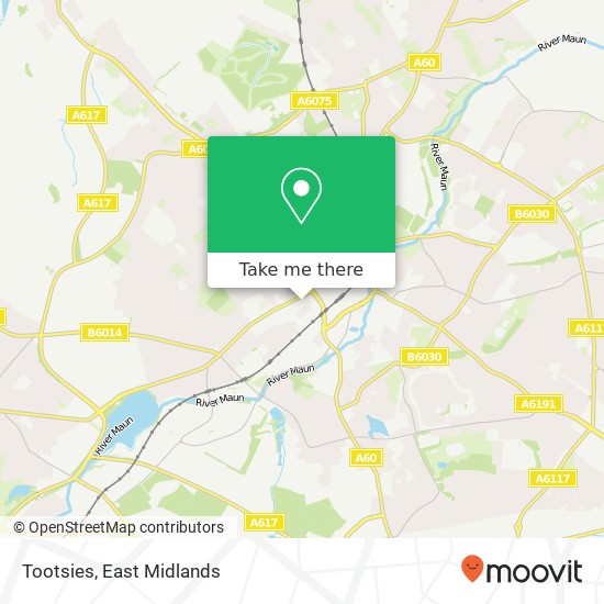 Tootsies map