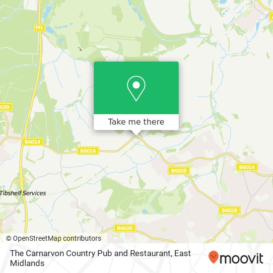The Carnarvon Country Pub and Restaurant map