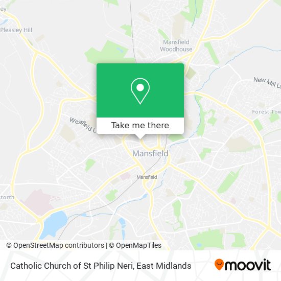 Catholic Church of St Philip Neri map
