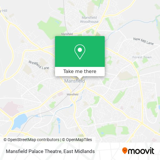 Mansfield Palace Theatre map