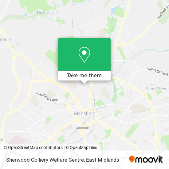 Sherwood Colliery Welfare Centre map