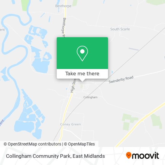 Collingham Community Park map