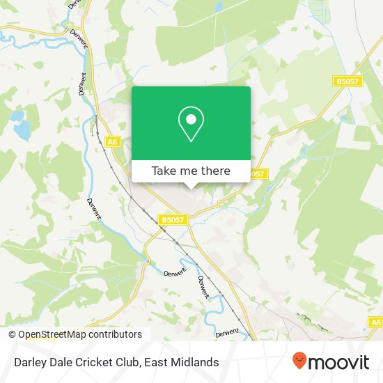 Darley Dale Cricket Club map