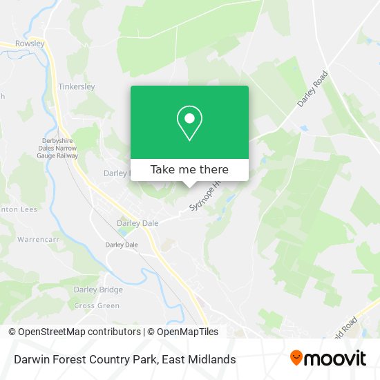 Darwin Forest Country Park map