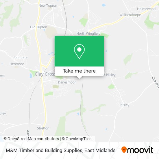 M&M Timber and Building Supplies map