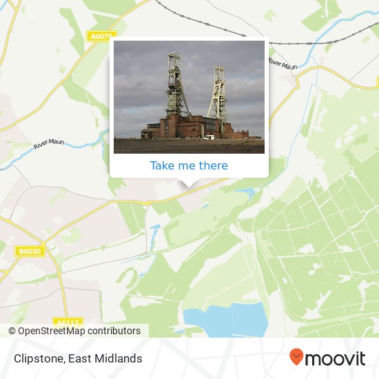 Clipstone map