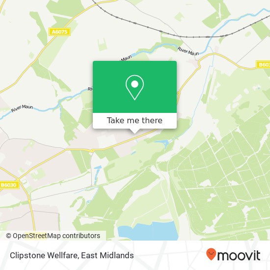Clipstone Wellfare map