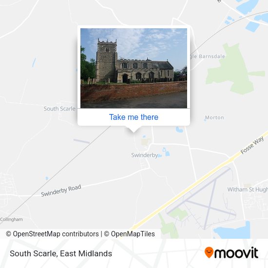 South Scarle map