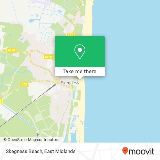 Skegness Beach map