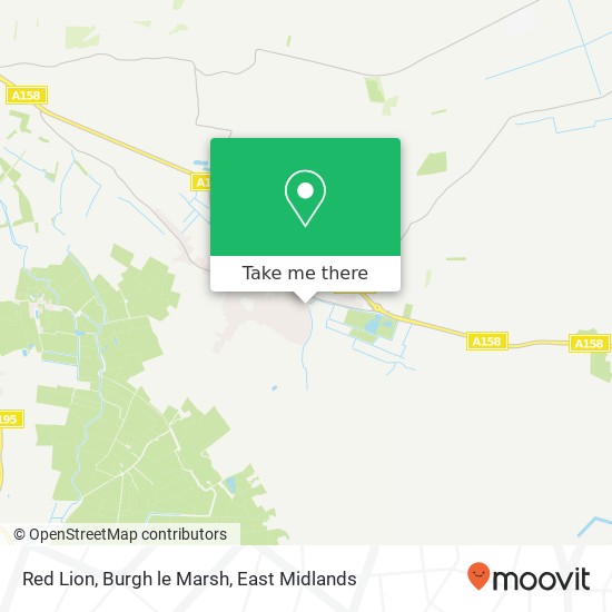Red Lion, Burgh le Marsh map