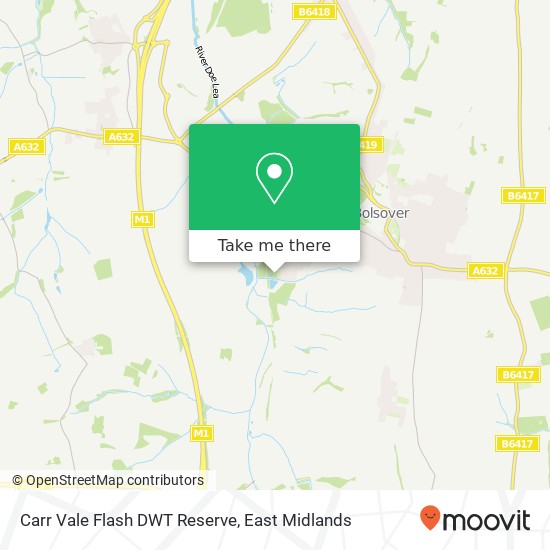 Carr Vale Flash DWT Reserve map